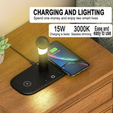3-in-1 Multi-Functional Desk Lamp and Wireless Charger- USB Imterface_12