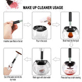Electric Rotating Makeup Brush Cleaning Kit- Battery Operated_1