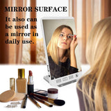 6-inch LED Mirror Touch Button Alarm Clock- USB Interface_6