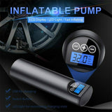 Electric Wireless LCD Display Mini Car Air Pump- Car Plug_5