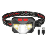 Bright Waterproof USB Rechargeable LED Head Lamp_5