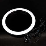 26cm Dimmable LED Selfie Ring Light with Tripod_3