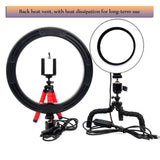 26cm Dimmable LED Selfie Ring Light with Tripod_9