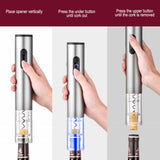 4-in-1 USB Rechargeable Cordless Wine Bottle Opener_7