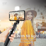 2-in-1 Foldable Monopod and Tripod with Remote Control Shutter Fill Light_10