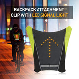 LED Signal Lighting Vest Safety Bike Turning Light- USB Charging_9