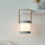 USB Rechargeable LED Retractable Folding Lamp Portable Wooden Night Light_11