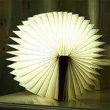 USB Rechargeable 3 Colors 3D Creative Foldable LED Book Night Light_4