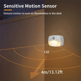 LED Motion Sensor Battery Operated Wireless Wall Closet Lamp Night Light_6