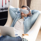 USB Rechargeable Heat Therapy Air Compression Eye Massager_12