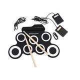 Electronic Drum Kit Musical Roll-up Drum Set for Kids_2