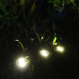 Pack of 4 Solar Powered LED Outdoor Solar Garden Ground Lights_13
