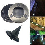 Pack of 4 Solar Powered LED Outdoor Solar Garden Ground Lights_14