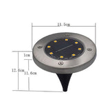 Pack of 4 Solar Powered LED Outdoor Solar Garden Ground Lights_10