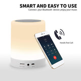 USB Rechargeable Touch Control LED Light and BT Speaker_2