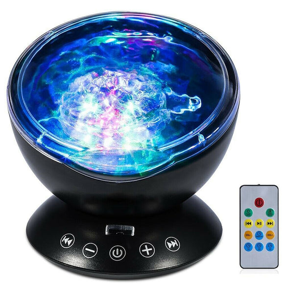 Upgraded Remote Controlled Ocean Light Projector- USB Powered_0