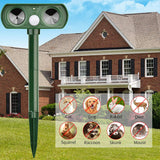 Ultrasonic Solar Powered Motion Sensor Pest Deterrent Pest Repellant_7