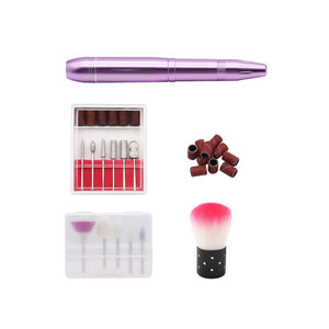 Electric Nail File Acrylic Nail Drill Set- USB Interface_0