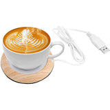 USB Interface Beverage Cup Heater Insulating  Coffee Cup Coaster_5
