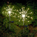 120 LED Solar Powered Outdoor Sparkling Fireworks LED Lights_13