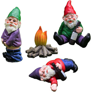 Miniature Garden Elf Ornaments Grass Decoration Gnomes Resin Art_0