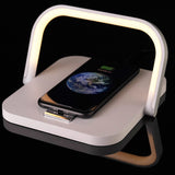2-in-1 Folding Wireless Charger and Desktop LED Lamp-USB Interface_0