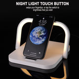 2-in-1 Folding Wireless Charger and Desktop LED Lamp-USB Interface_1