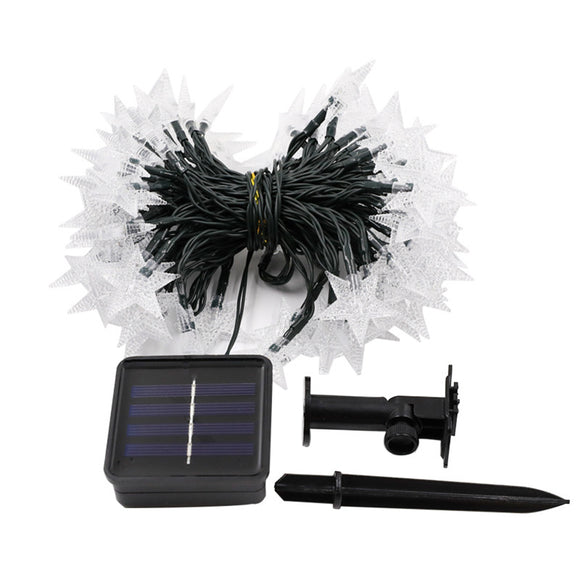 Solar-Powered LED 5-point Star String Lights Outdoor Decorative Lights_11