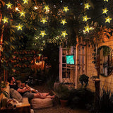 Solar-Powered LED 5-point Star String Lights Outdoor Decorative Lights_25
