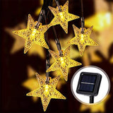 Solar-Powered LED 5-point Star String Lights Outdoor Decorative Lights_27