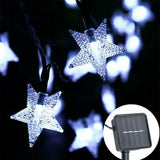 Solar-Powered LED 5-point Star String Lights Outdoor Decorative Lights_1