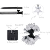 Solar-Powered LED 5-point Star String Lights Outdoor Decorative Lights_13
