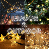 Solar-Powered LED 5-point Star String Lights Outdoor Decorative Lights_16