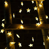 Solar-Powered LED 5-point Star String Lights Outdoor Decorative Lights_19