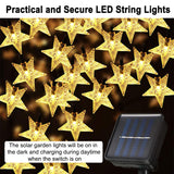 Solar-Powered LED 5-point Star String Lights Outdoor Decorative Lights_3