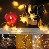 Solar-Powered LED 5-point Star String Lights Outdoor Decorative Lights_4