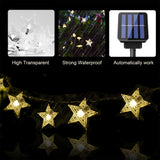 Solar-Powered LED 5-point Star String Lights Outdoor Decorative Lights_10