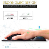 Ergonomic Mouse Pad with Wrist Support Mouse Pad with Memory Foam Rest_5