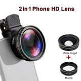 Universal 2-in-1 Wide Angle and Macro Lens Mobile Phone Clip HD Camera Lens_10
