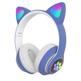 Flashing Light BT Wireless Cat Ear Headset with Mic- USB Charging_11