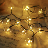 Solar Powered Flower String Lights Cherry Blossom Sakura Fairy Lights_16