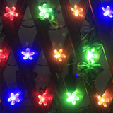 Solar Powered Flower String Lights Cherry Blossom Sakura Fairy Lights_18