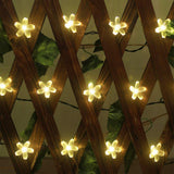 Solar Powered Flower String Lights Cherry Blossom Sakura Fairy Lights_19