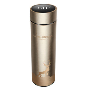 Insulated Hot Water Bottle Vacuum Thermos Flask with LCD Display_0