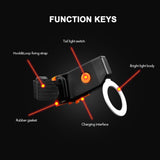 Bicycle Tail Light USB Rechargeable Mountain Bike Night Light_10