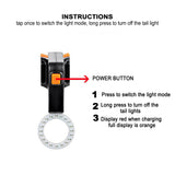 Bicycle Tail Light USB Rechargeable Mountain Bike Night Light_11