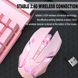 6 Keys Ergonomic Wireless USB Rechargeable Gaming Mouse with Backlight_8