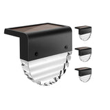 4-pc Outdoor Solar LED Deck Light Garden Decoration Wall and Step Light_2