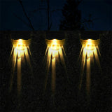 4-pc Outdoor Solar LED Deck Light Garden Decoration Wall and Step Light_10