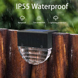 4-pc Outdoor Solar LED Deck Light Garden Decoration Wall and Step Light_14